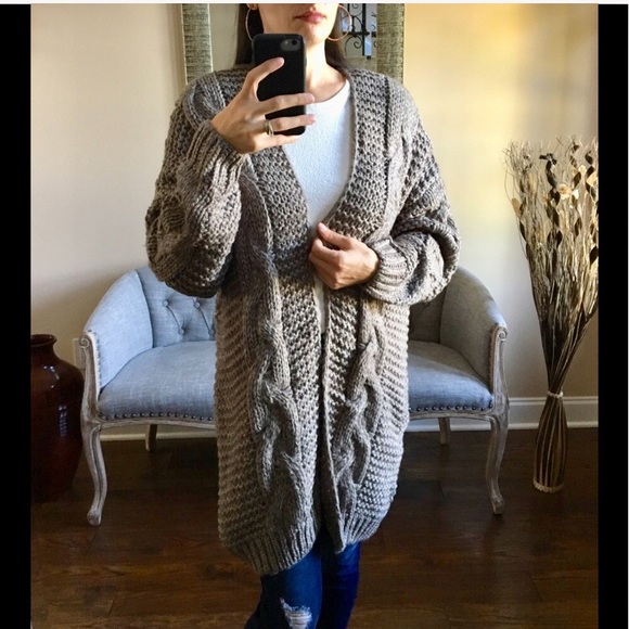 ✨LAST ✨ Gray Cardigan - Picture 2 of 8